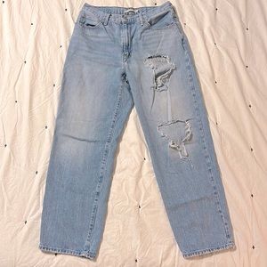 Levi's Women's Mid-Rise '94 Baggy Straight Jeans
- Medium Indigo Destructed